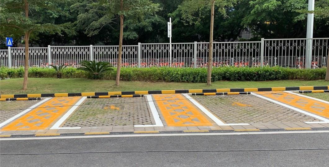 無(wú)障礙車位劃線，熱熔車位劃線