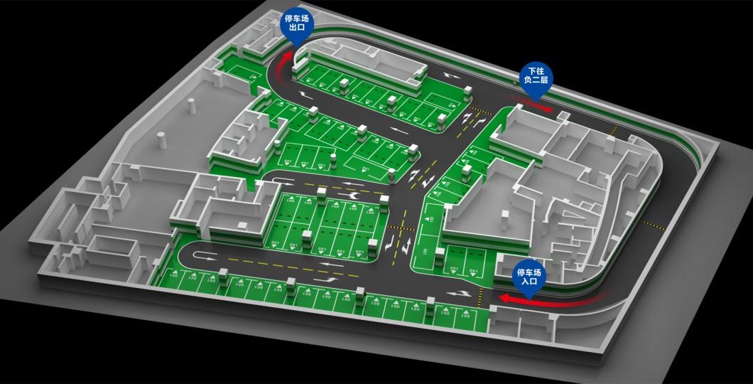 停車(chē)場(chǎng)cad設(shè)計(jì)